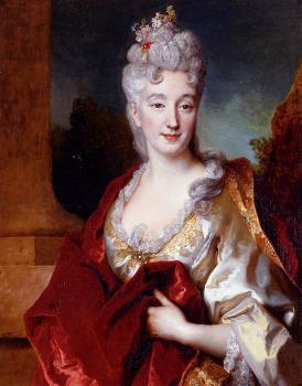 Nicolas De Largilliere : Portrait Of A Lady